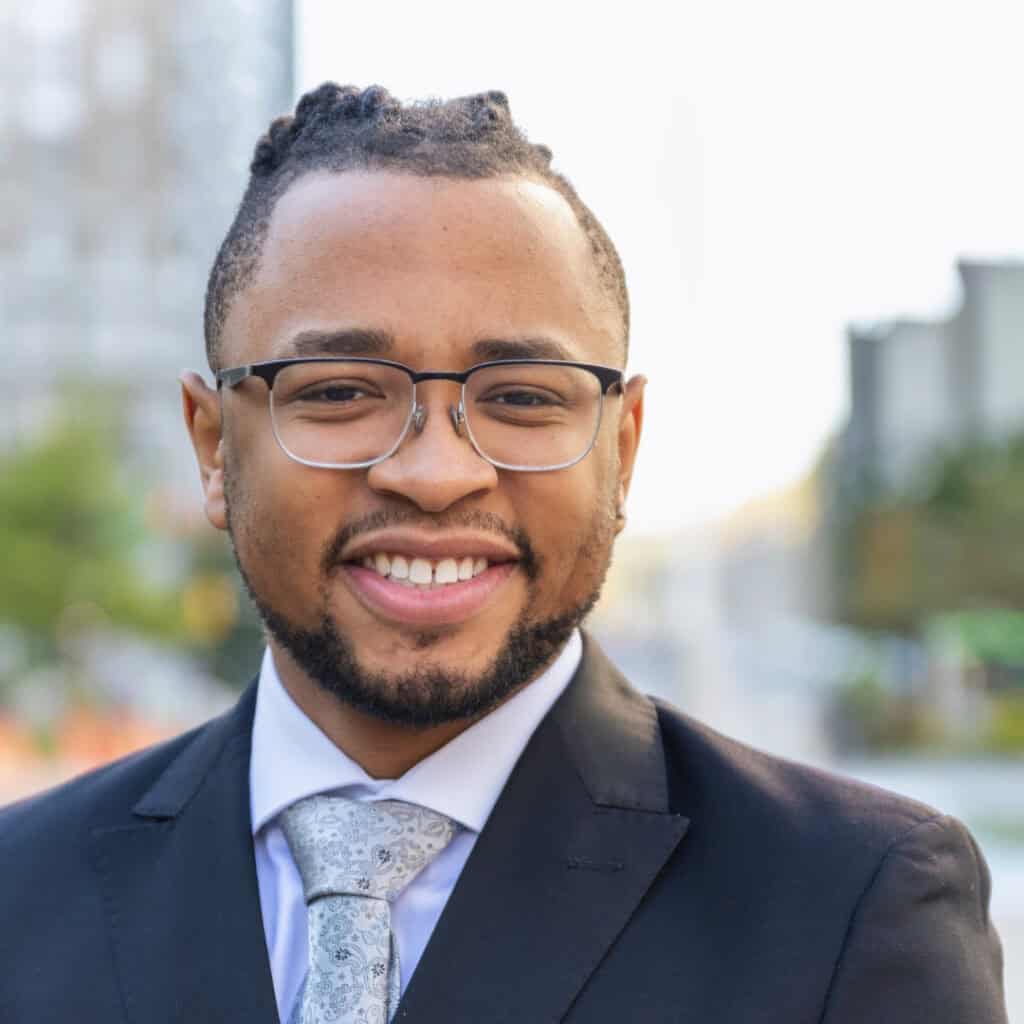 Headshot of Tamir D. Harper, Senior Director, Development, External Affairs & Impact.
